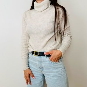 Banana Republic wool blend turtleneck sweater